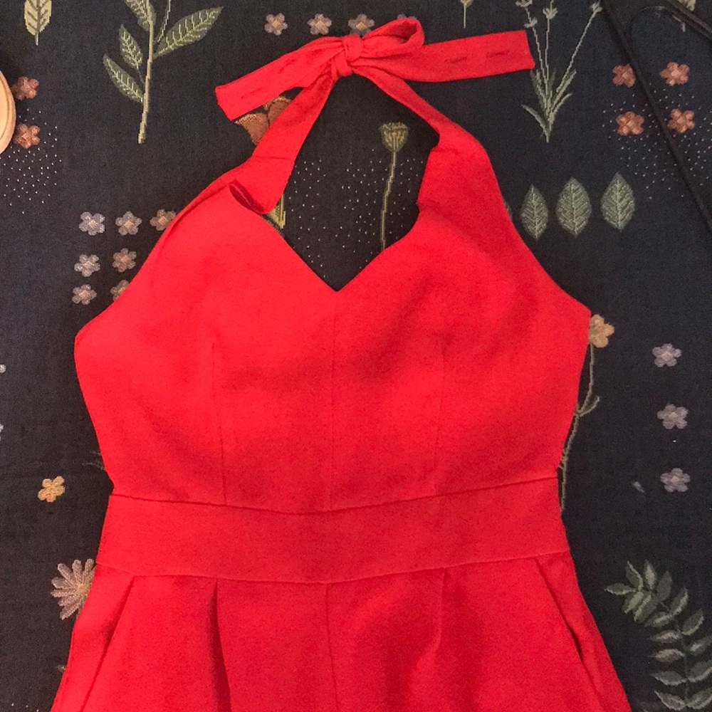 Red jumpsuit - Picture 5 of 8